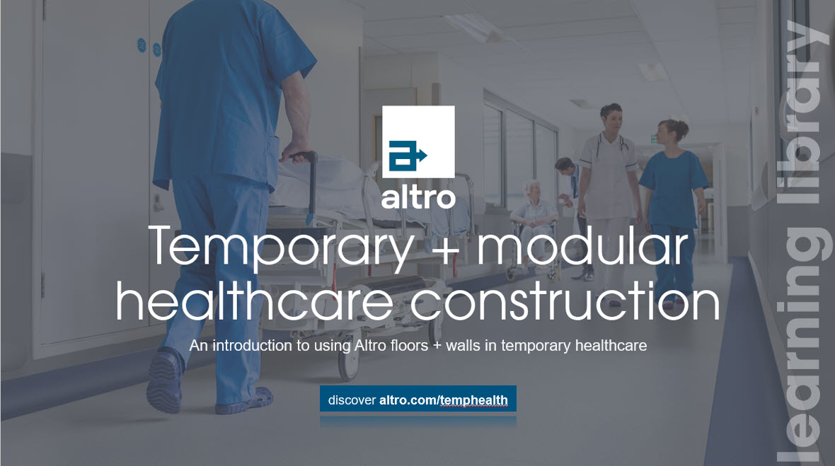 Temporary + modular healthcare presentation cover