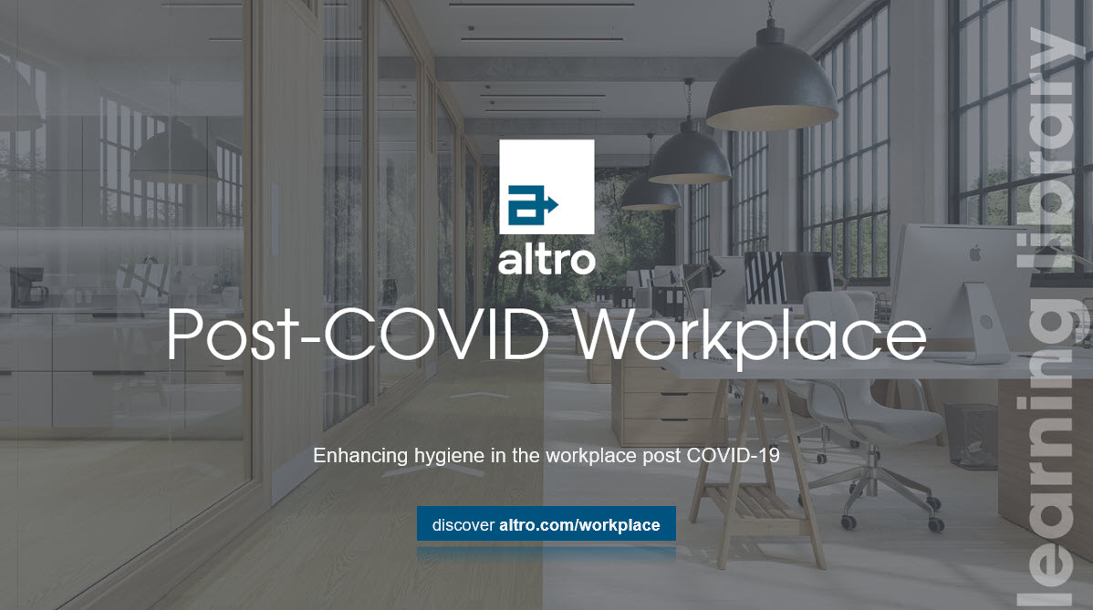 Post-COVID workplace presentation cover