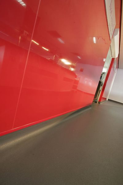 Altro's flooring and wall cladding hygienic system working for Jaguar