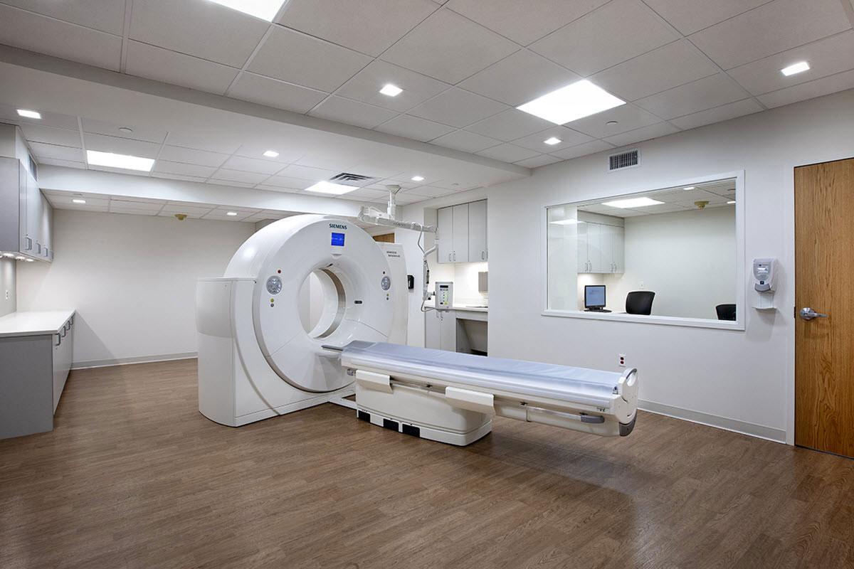 Altro Wood installed in CT scan
