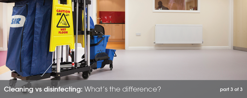 Cleaning vs disinfecting: What's the difference?