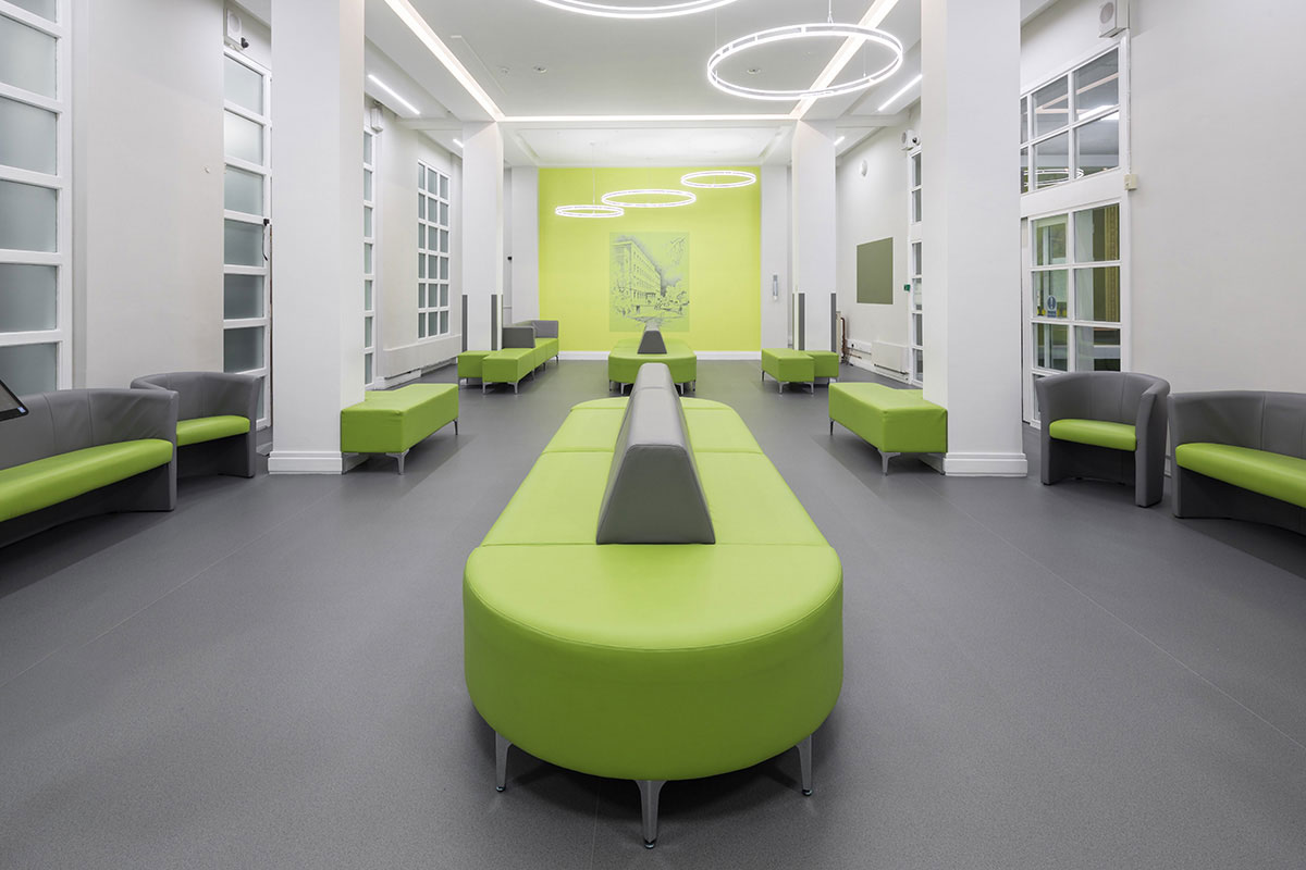 Altro Orchestra installed at Charles Clifford Dental Hospital in the UK