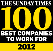 The Sunday Times 100 Best  Companies 2012