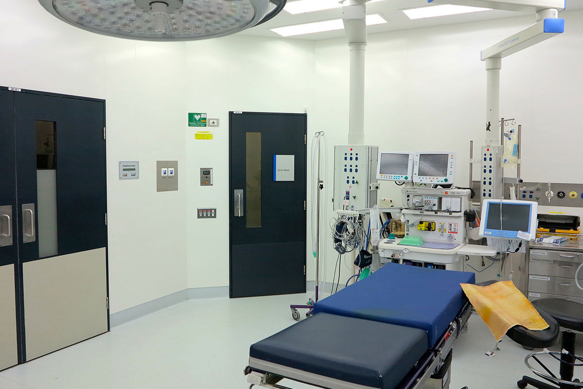 An operating theatre