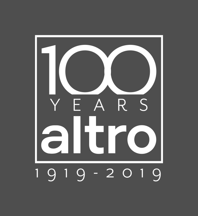 The Altro 100 years logo