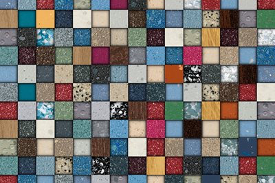 Link to Samples. A patchwork of Altro Safety flooring swatches.