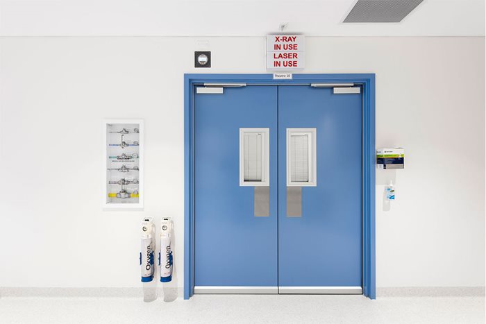 1St-Andrews-Hospital-Operating-Theatre-Whiterock-Doors-Walkway-VM20-Website